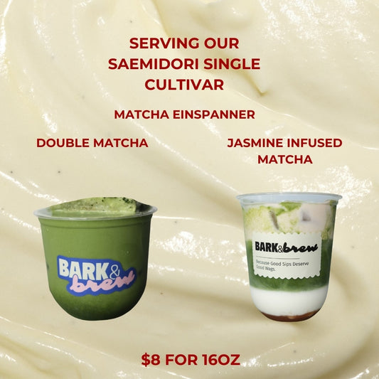 Iced - Jasmine Infused Matcha Latte (16 oz)