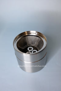 Matcha Sifter Canister Storage Stainless steel